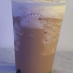 vaso de jugo en agua